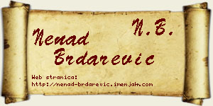 Nenad Brdarević vizit kartica